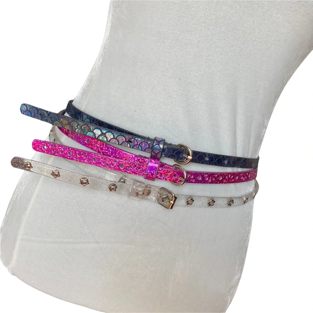 Girls Belts - Set of 3
